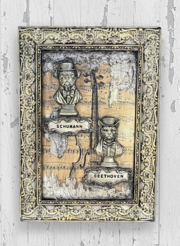 Tableau décoratif “Schumann & Beethoven”