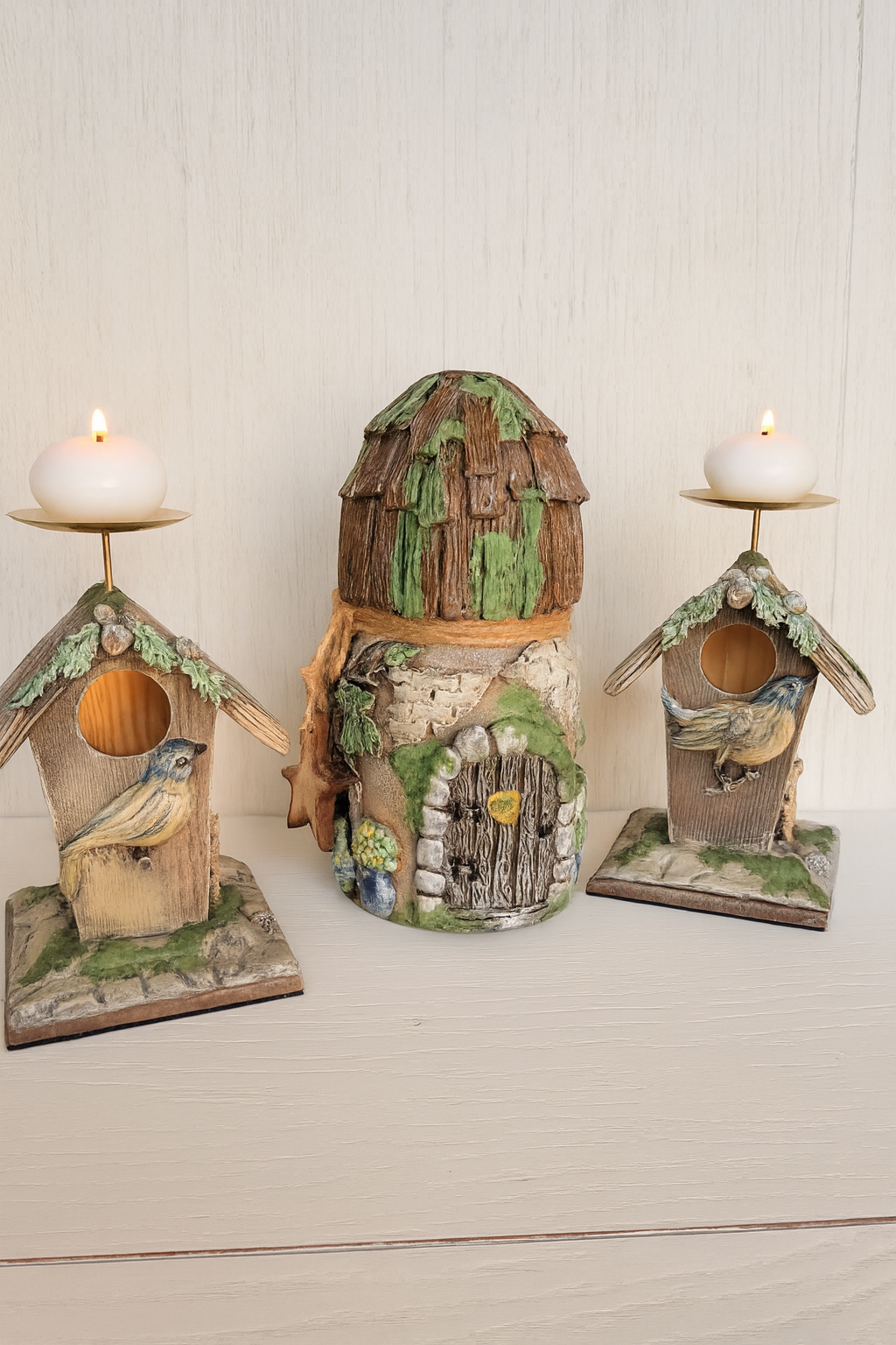 Maison des Bois – Bougeoirs & Maison Enchantée