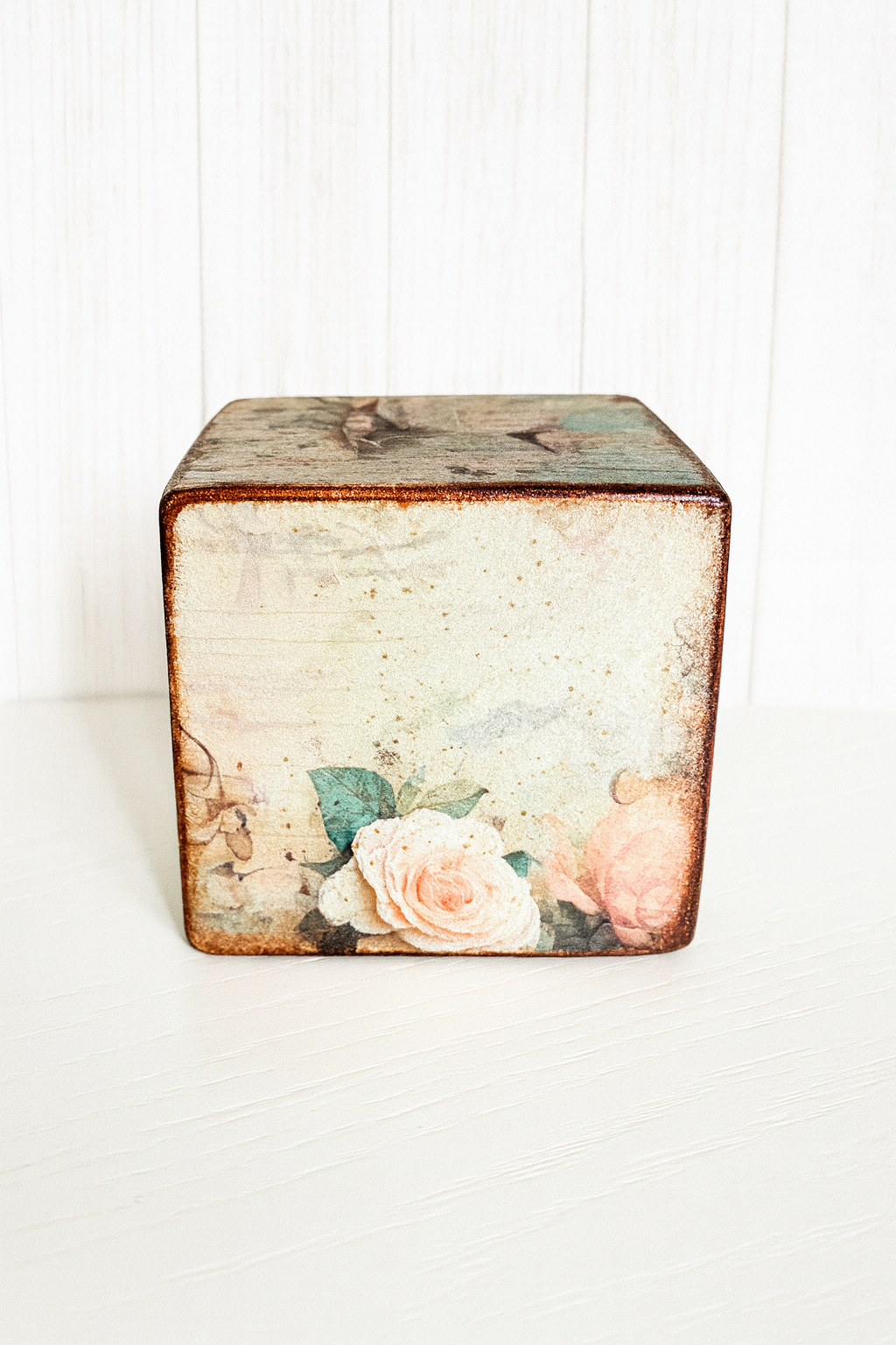 Ensemble Bougeoir et Cube Vintage