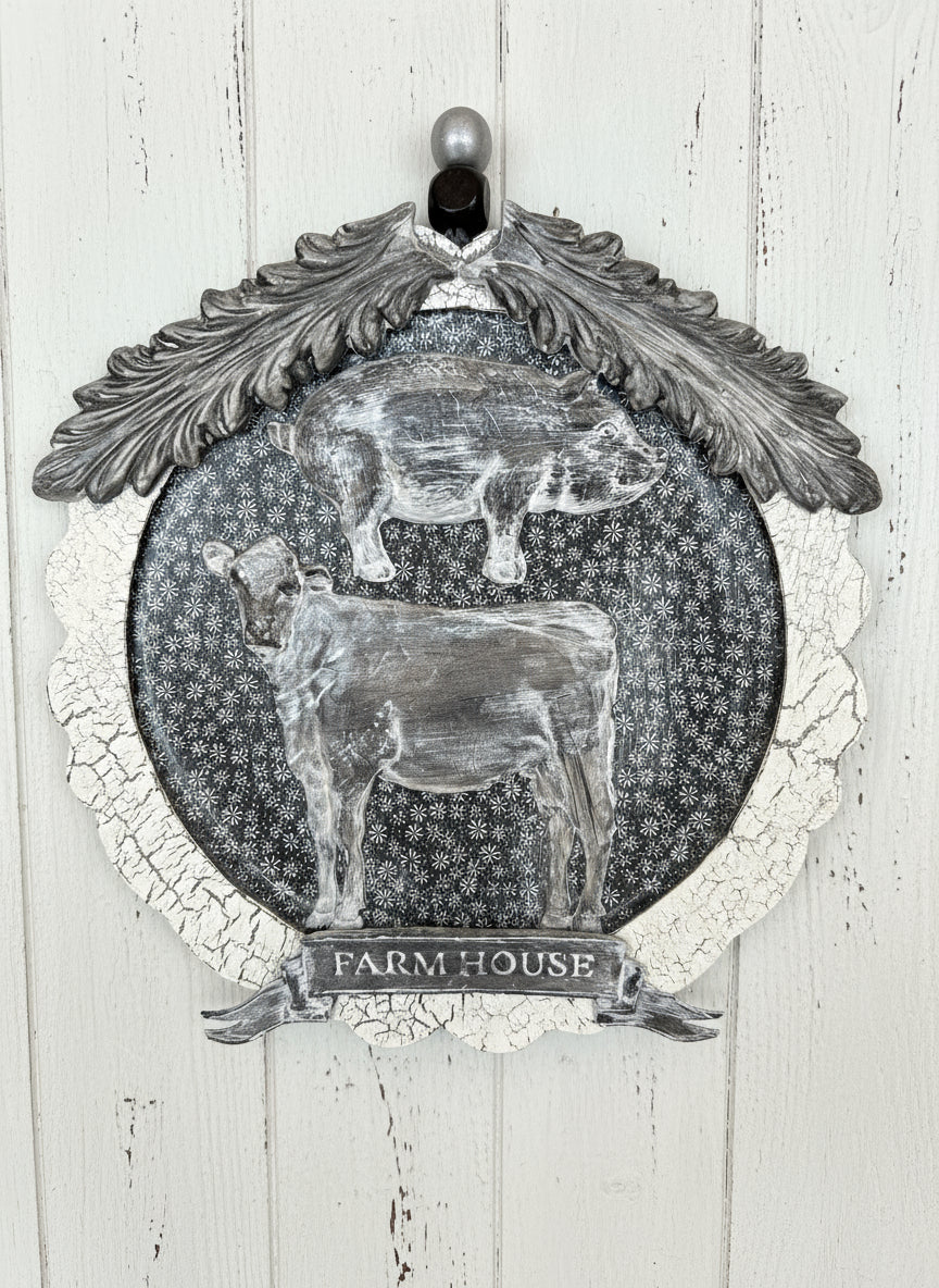 Suspension murale “Farm House” – Style Campagne Chic