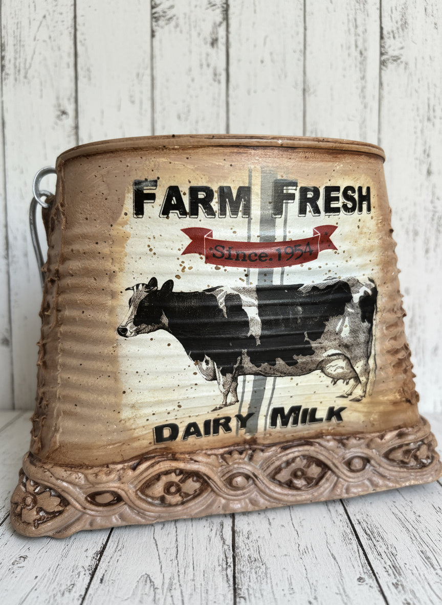 Pot “Farm Fresh” – Esprit Campagne Chic