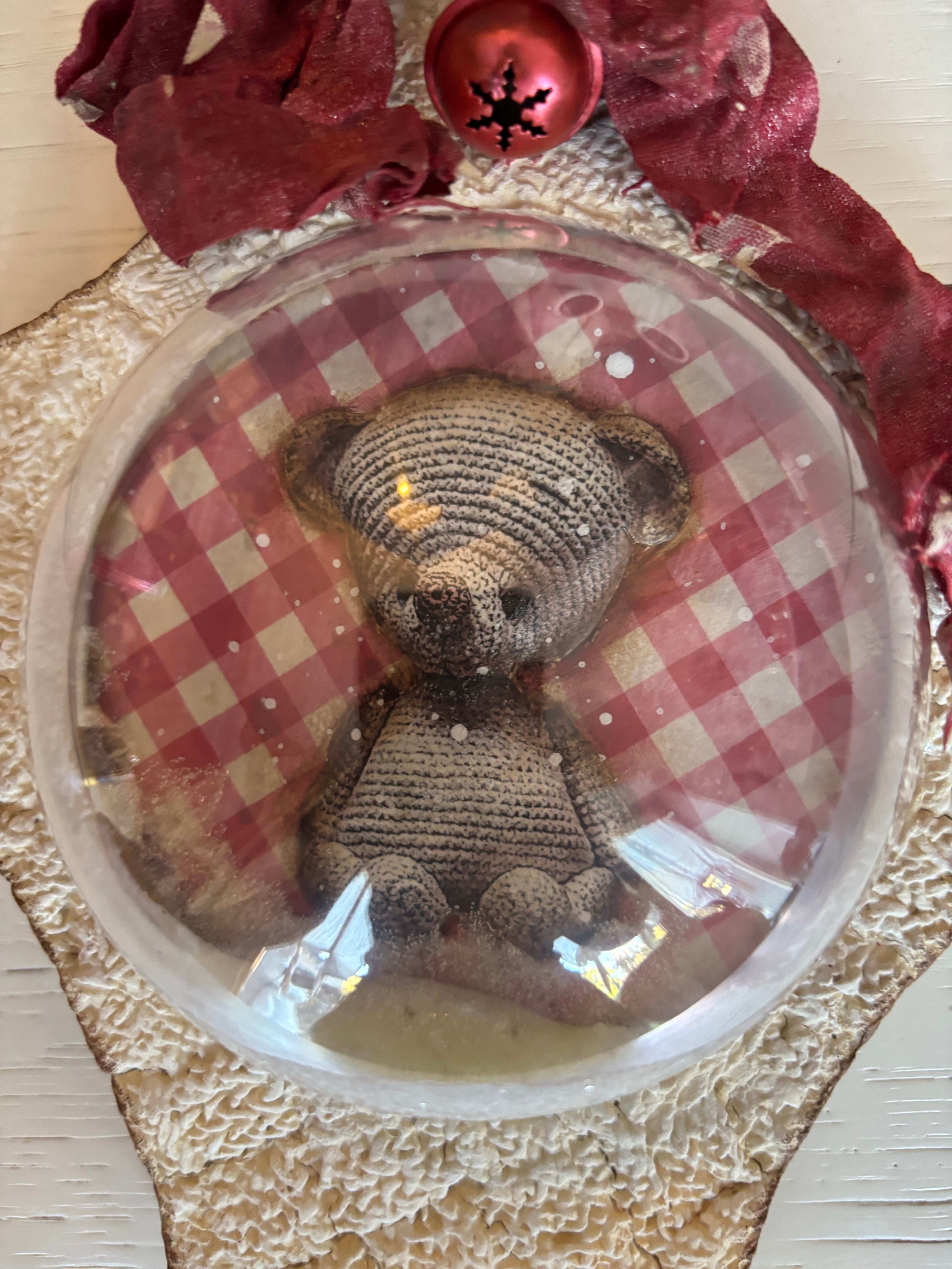 Petit Ours sous la Neige Vintage