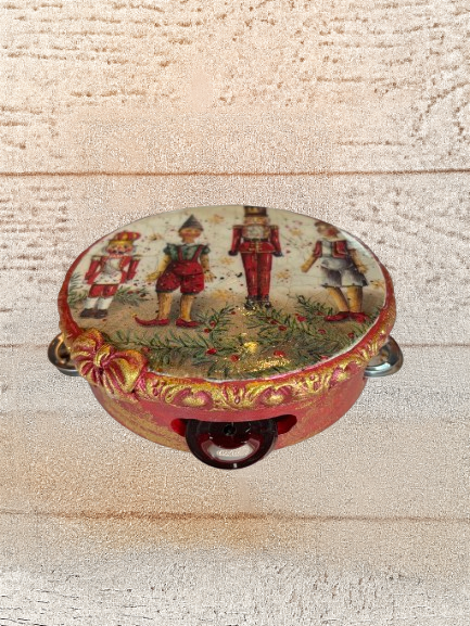 Tambourin décoratif vintage Casse-Noisette