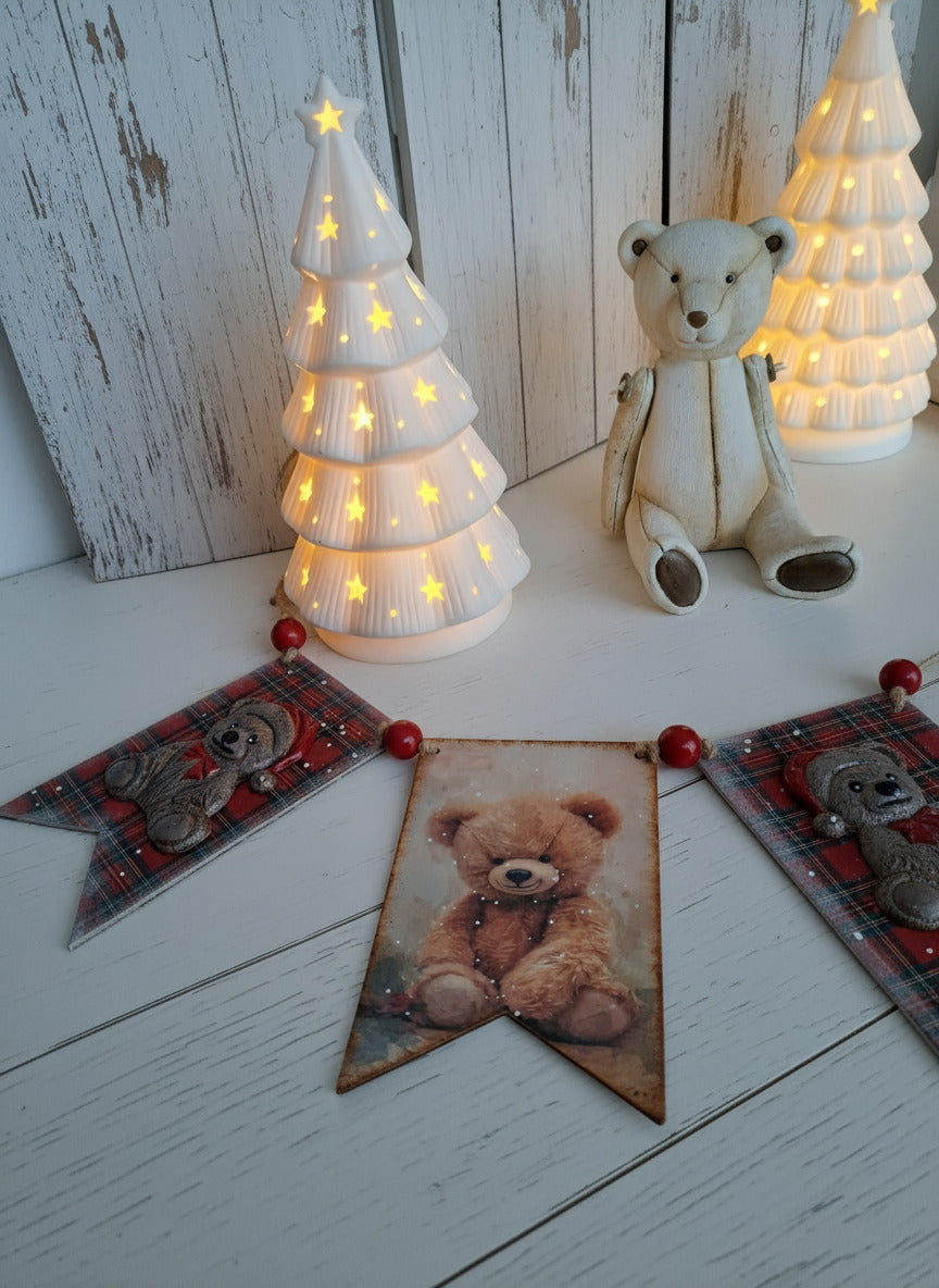 Fanion ourson vintage