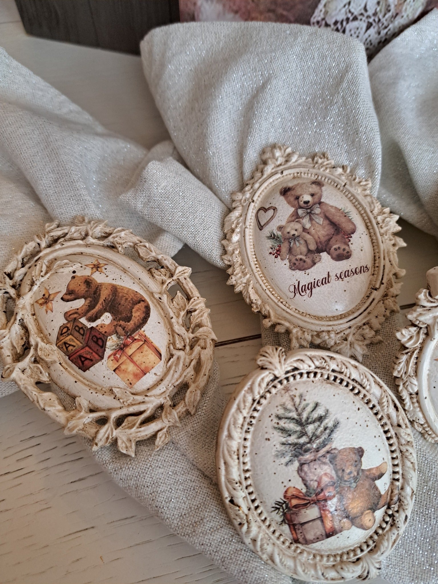 Ronds de serviettes collection jouet d'antan