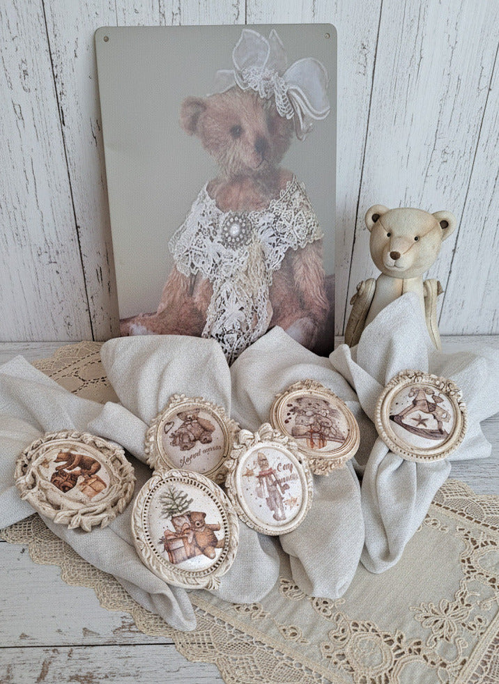 Ronds de serviettes collection jouet d'antan