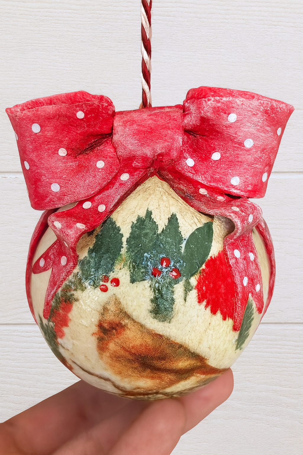 Trio de Boules de Noël “Petits Animaux des Bois”