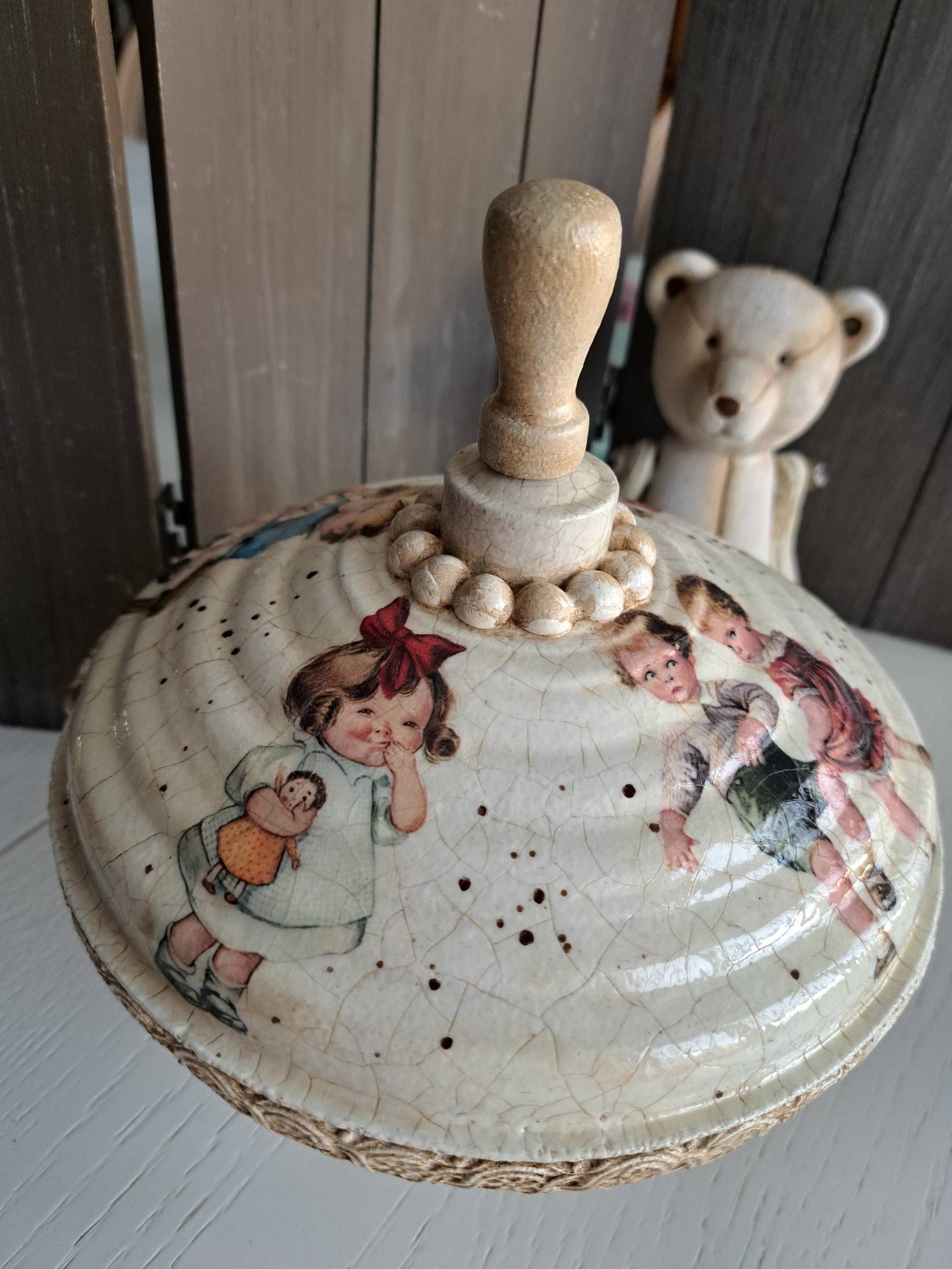 Toupie enfant vintage