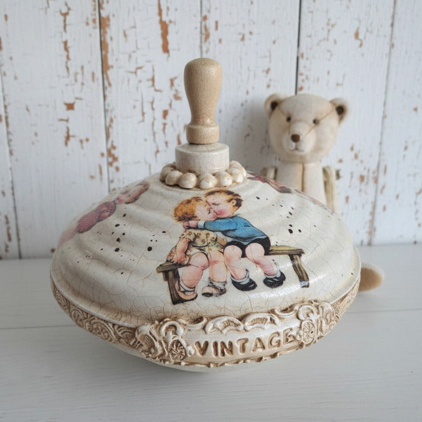 Toupie enfant vintage