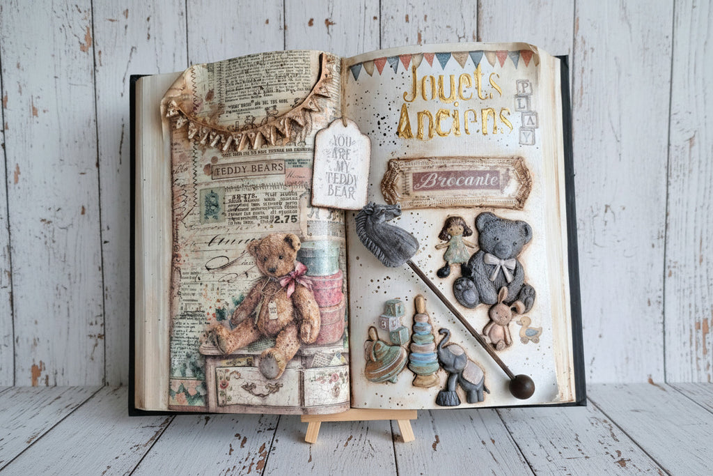 Livre décorations les jouets d'antan