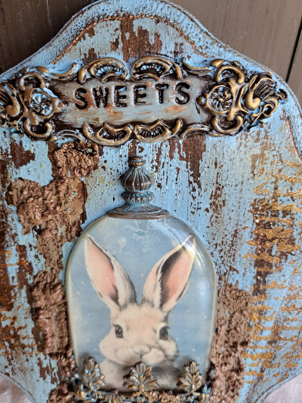 Plaque bois sweets