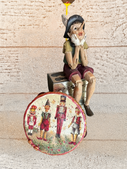 Tambourin décoratif vintage Casse-Noisette