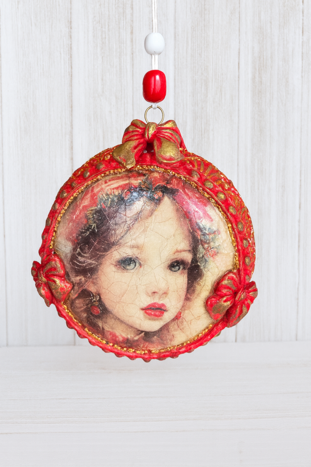 Médaillon de Noël Douce Enfance