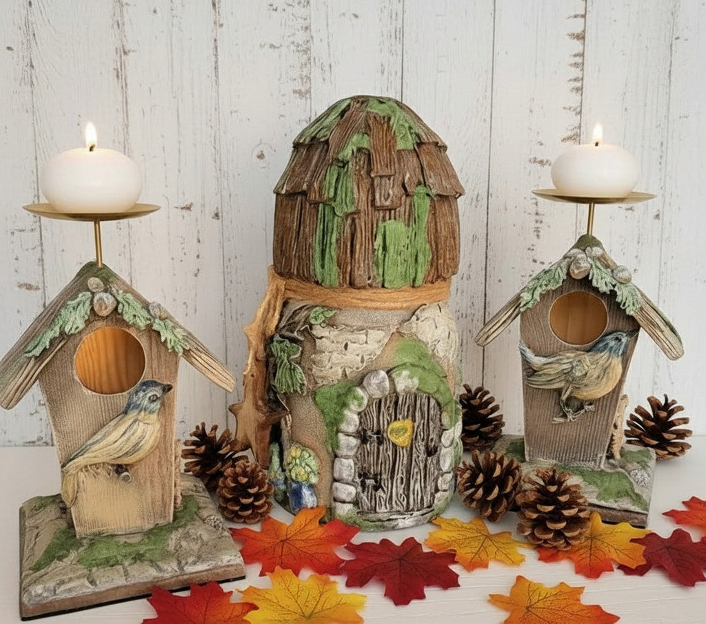 Maison des Bois – Bougeoirs & Maison Enchantée