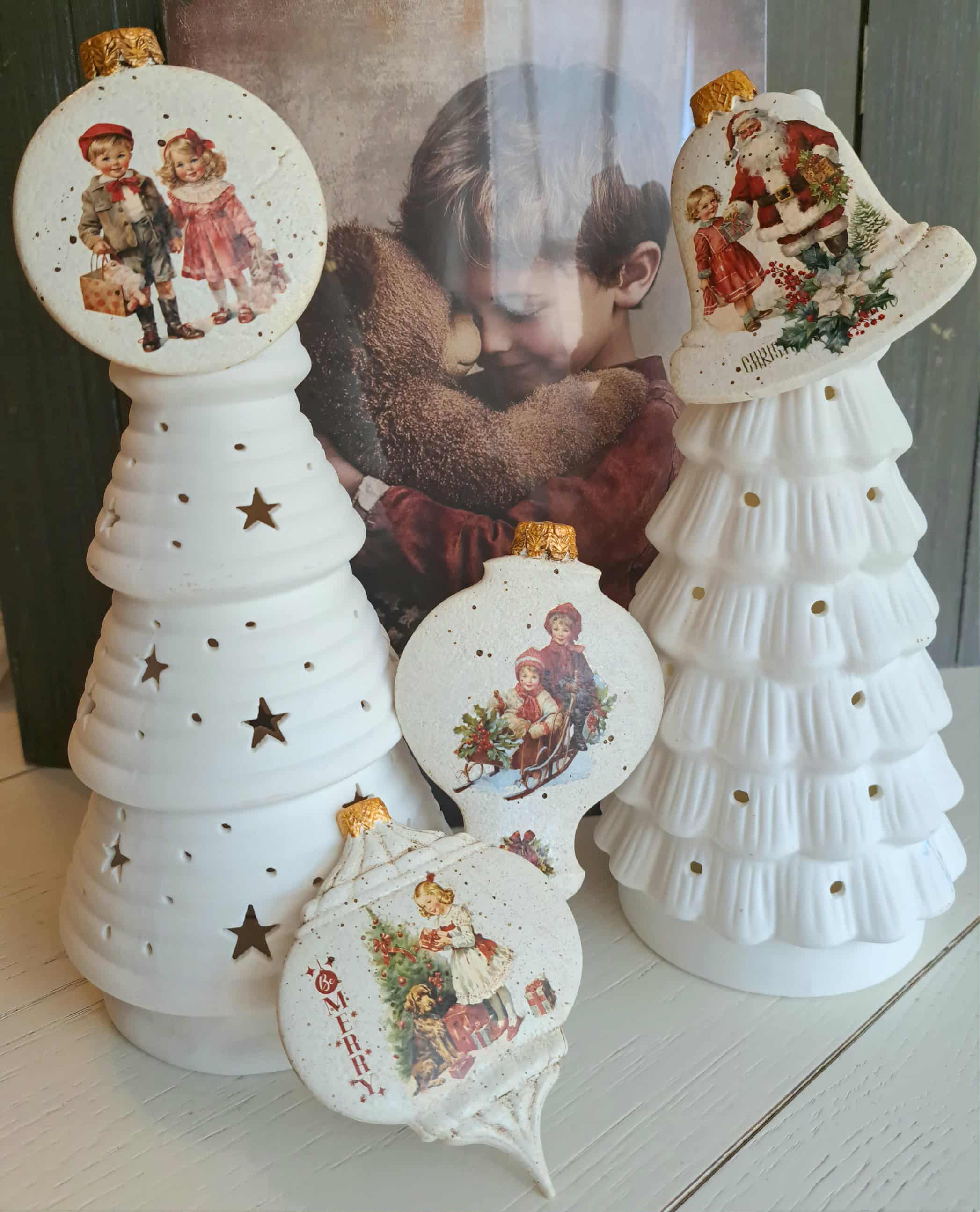 Ronds de seviettes collection enfants vintage
